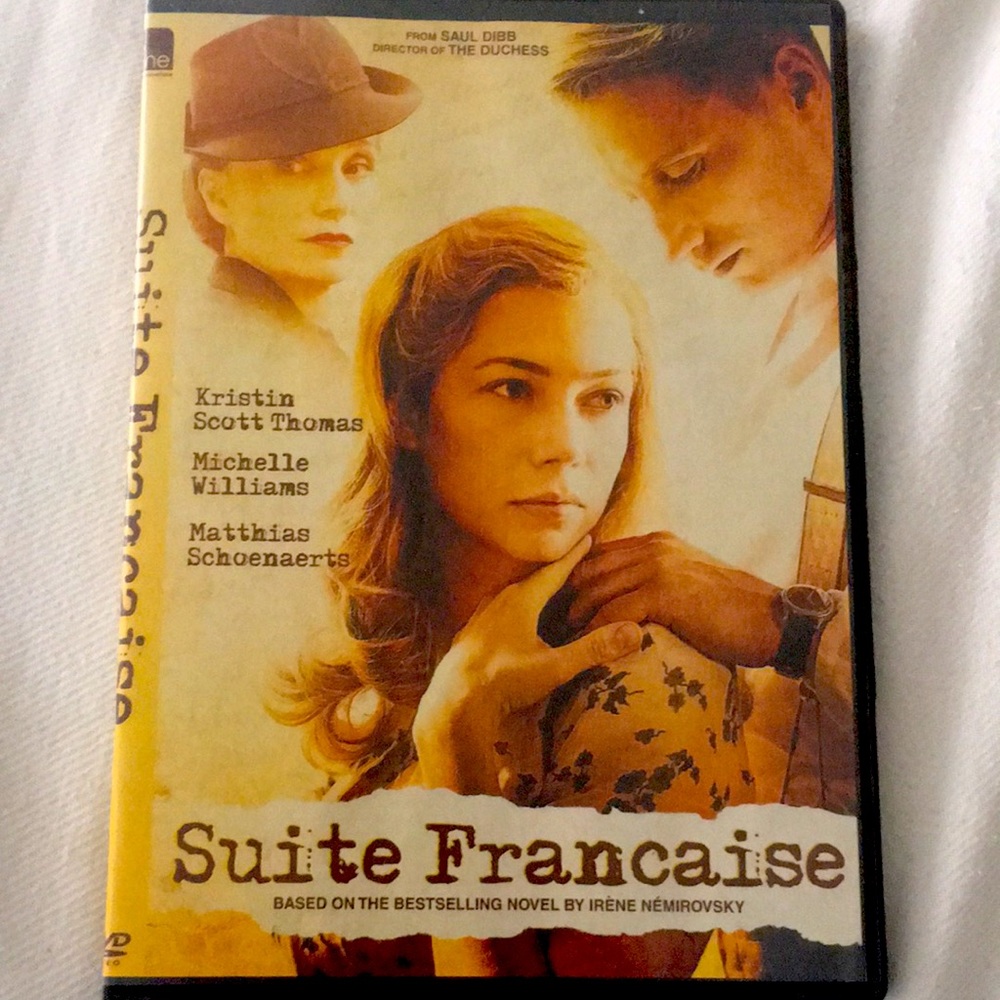 🍿 4/$20 Suite Francaise DVD Michelle Williams Based On Best Selling Novel Movie